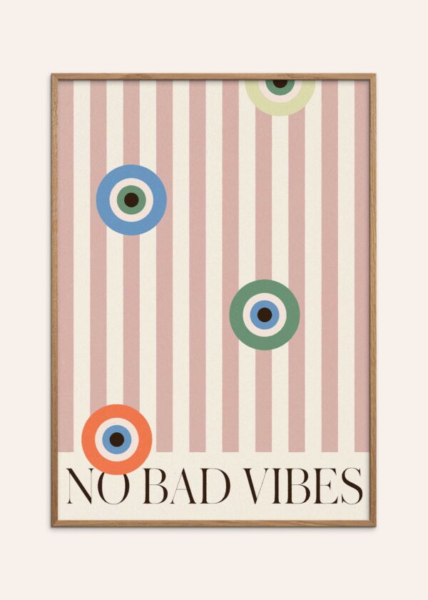 No Bad Vibes - Pink - Billede 2
