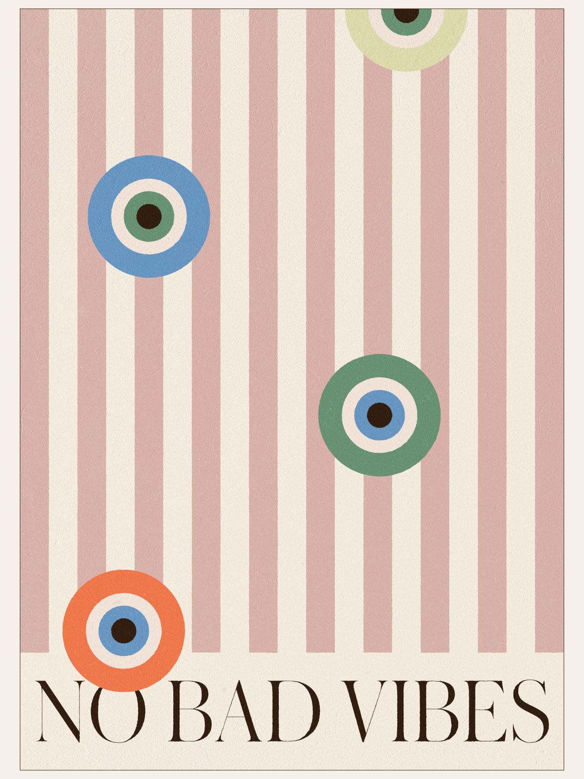 No Bad Vibes - Pink - Image 1